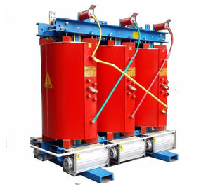 Merah Tunggal / tiga fase kering Tipe Transformer 11kv 20kv Tegangan Distribusi Daya 2500kVA pemasok